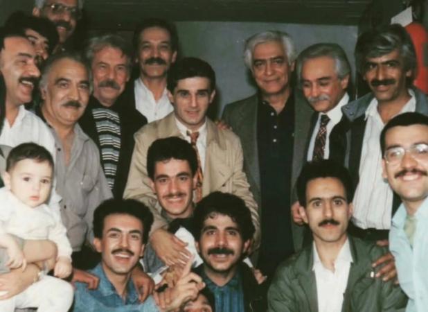 عکس زیرخاکی از دورهمی هنرمندانِ محبوب که از دل تاریخ بیرون آمد!
