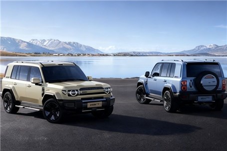 نسخه جدید کپی لندروور دیفندر شرکت چری رونمایی می‌شود