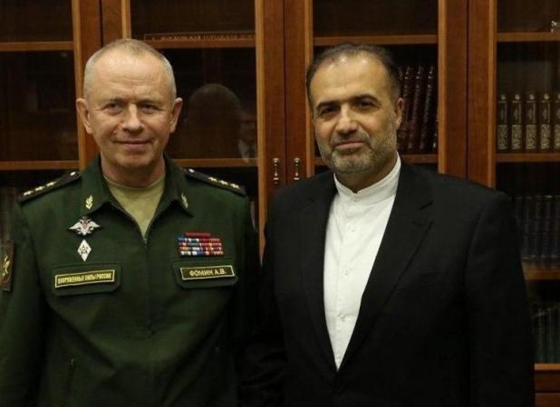 گفتگوی معاون وزیر دفاع روسیه و سفیر ایران پیرامون همکاری‌های دو کشور