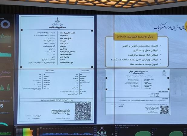 نخستین "سند الکترونیک" رونمایی شد