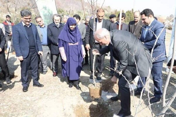 کاشت نهال دوستی توسط سفرای کشورهای خارجی در بوستان پردیسان