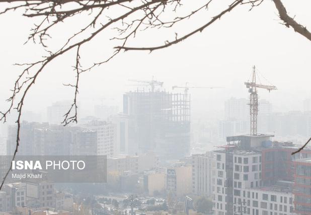 هوای کرمانشاه در وضعیت «ناسالم برای گروه‌های حساس» قرار گرفت