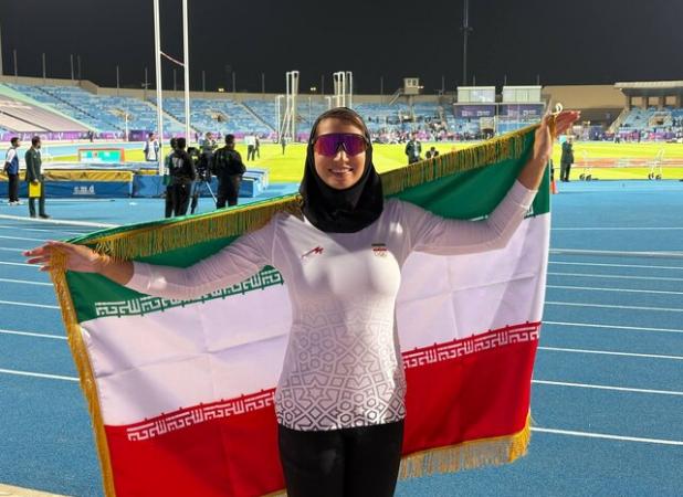 بلندپروازترین دختر ایران به برنز بازی‌های ریاض رسید