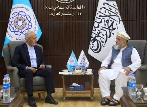 گسترش روابط تجاری محور دیدار سفیر ایران و وزیر صنعت طالبان