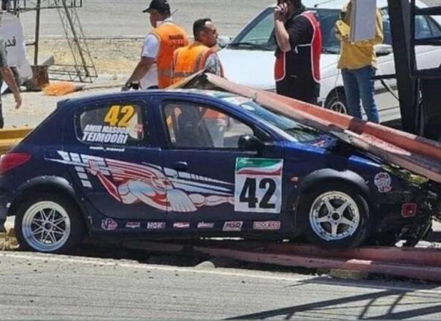 گاردریل غیراستاندارد ونبود بالشتک در پیست آزادی در روز حادثه