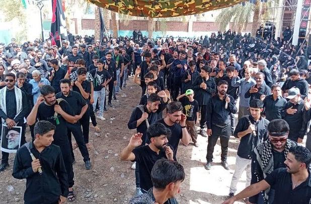 حضور پرشور فهرجی ها در مراسم تاسوعای حسینی