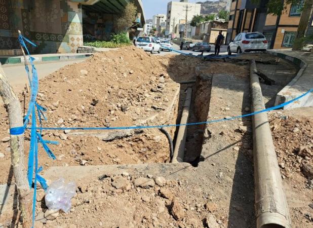 رفع ۱۴۷۵ حادثه در شبکه آب و فاضلاب منطقه یک کرمانشاه