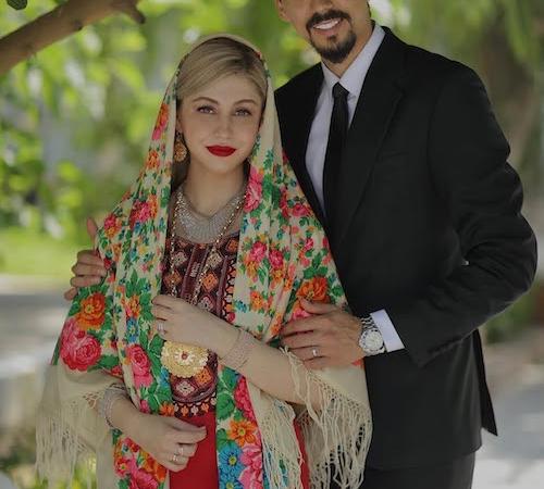 استایل رنگارنگ همسر ستاره ملی‌پوش محبوب