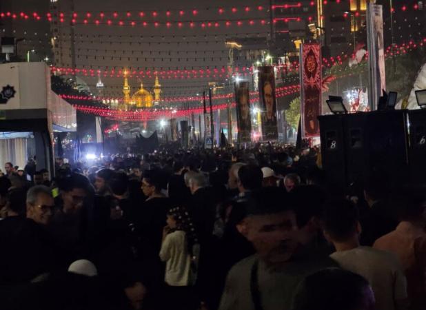 مشهد مقدس در شب شهادت امام رضا(ع)