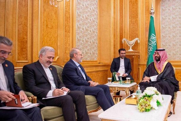 جزئیات دیدار مهم لاریجانی و بن‌سلمان در ریاض