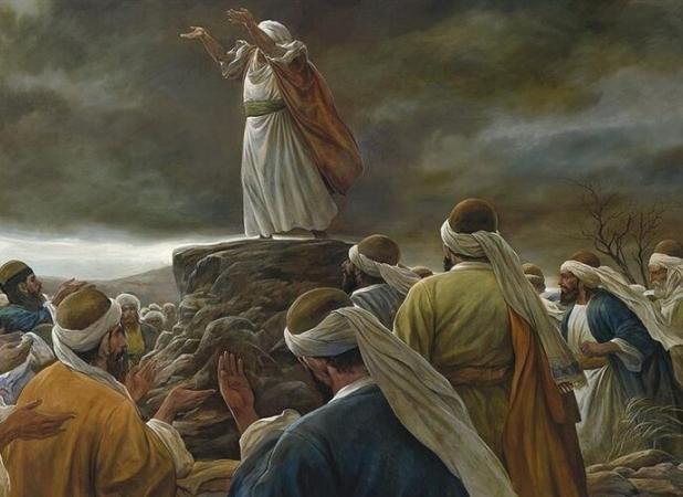 اقامه نماز باران در شهرستان محلات