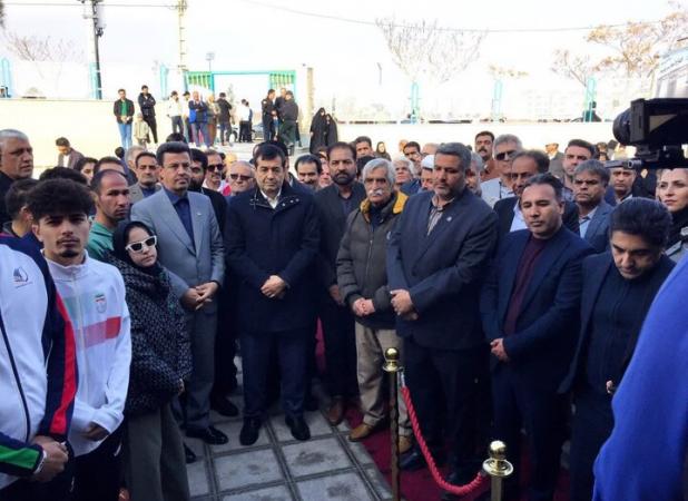 استخر سرپوشیده شهدای غواص تربت حیدریه پس از ١۶ سال افتتاح شد