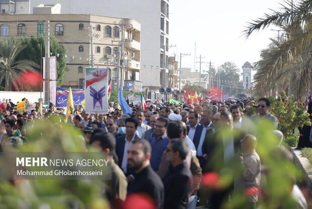 راهپیمایی ۱۳ آبان در تبریز