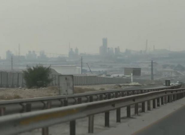 پاییزِ بی‌نَفَس در کنگان؛ هوای آلوده شهر در جوار تراکم صنایع