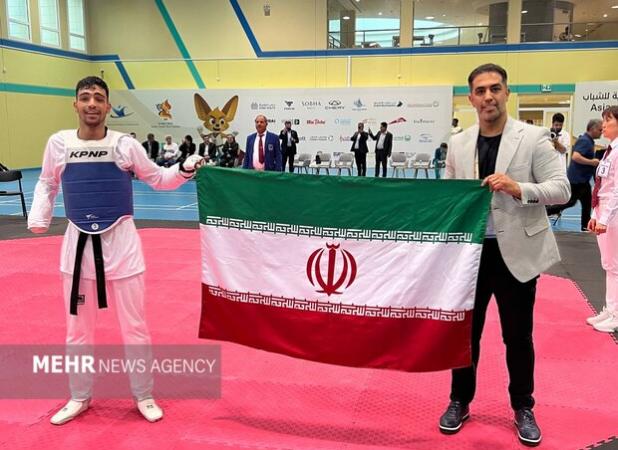 صید اولین طلای پاراتکواندو توسط امیرحسین علیزاده