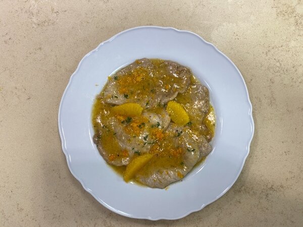 طرز تهیه غذای لاکچری اما ساده: اسکالوپینه پرتقالی