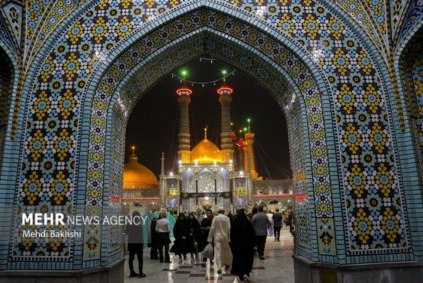 عزاداری شب عاشورای حسینی در قم
