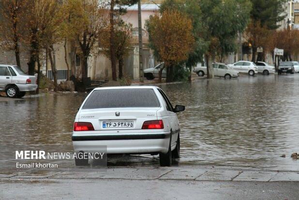 ایذه رکورددار بارش در خوزستان؛ ثبت بیش از ۱۰۴ میلی‌متر بارندگی