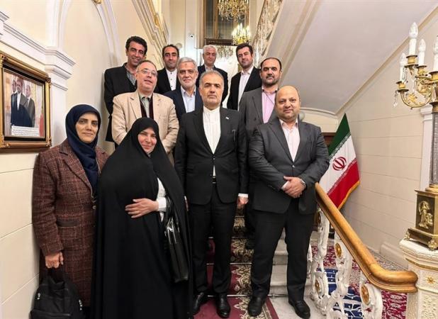 دیدار هیئت بلندپایه رسانه‌ای ایران با سفیر تهران در مسکو