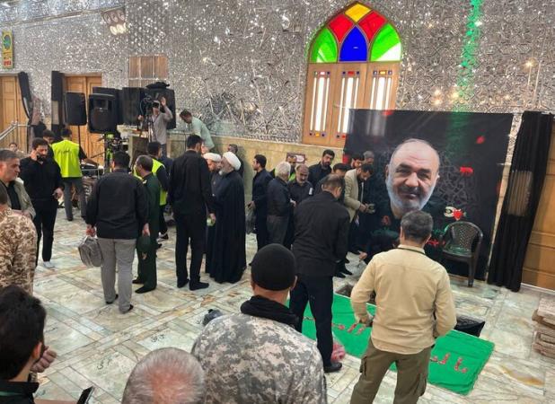 تصاویری از خانه ابدی سپهبد شهید حسین سلامی در حرم عبدالعظیم
