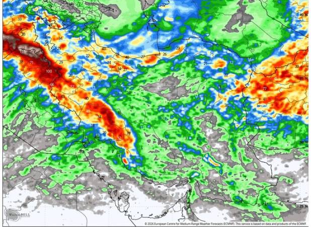 هشدار بارش برف و باران؛ ورود سامانه بارشی جدید به کشور از روز سه‌شنبه