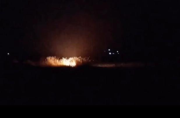 شنیده‌ شدن صدای انفجار در آسمان جنوب سوریه