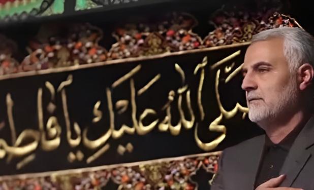 نوربالا| خدمتی که حاج قاسم به مراسم حضرت زهرا(س) کرد