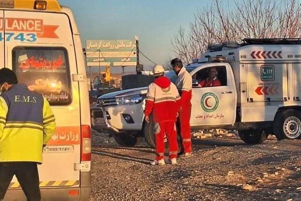 ۷ مصدوم در واژگونی اتوبوس محور دیواندره – سقز