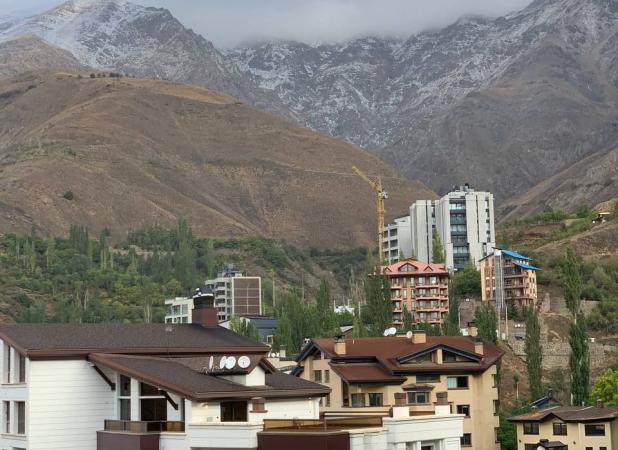 حال و هوای زیبای دربندسر تهران بعد از یک شب بارانی