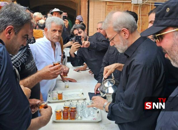 تصاویر متفاوت از لاریجانی که در ساعات اخیر وایرال شد
