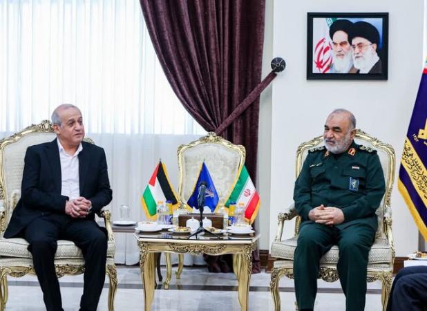 دیدار معاون دبیرکل جبهه مردمی برای آزادی فلسطین با سردار سلامی