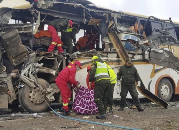 ۴ کشته و ۵۰ زخمی در تصادف اتوبوس در شمال شیلی