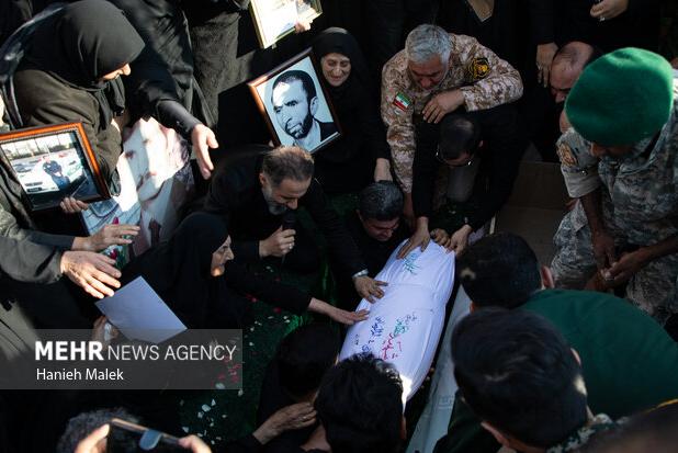 پیگیری‌های چندساله مردم به نتیجه رسید؛ شهید گمنام در روستا آرام گرفت