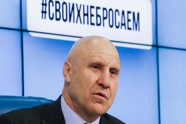 رئیس فدراسیون کشتی روسیه تماشاگر ویژه لیگ ایران