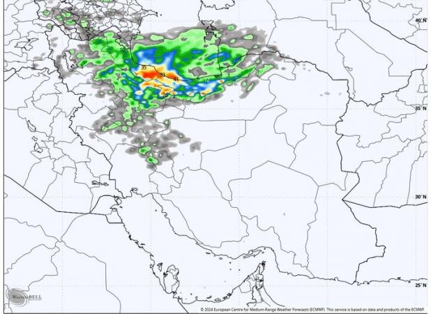 ورود موج جدید بارش‌ها به کشور از روز یکشنبه