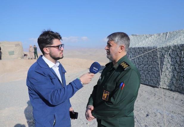 حضور سردار کرمی فرمانده نیروی زمینی سپاه در رزمایش مشترک ضد تروریستی سهند ۲۰۲۵