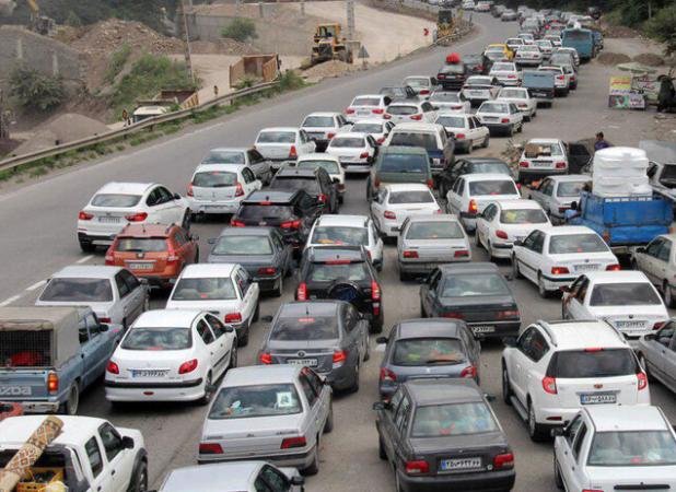 محدودیت ترافیکی درمحور چالوس ازشمال به جنوب