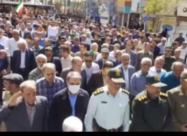 راهپیمایی جمعه های «خشم و نصر» در تربت حیدریه