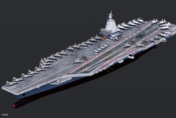 از اولین ابرناو هواپیمابر اتمی چین رونمایی شد