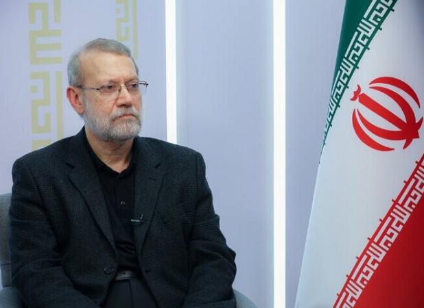 لاریجانی در حلقه محافظان عراقی در بین‌الحرمین