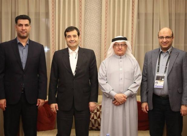 دیدار وزیر ورزش و جوانان با رئیس اجرایی سازمان ورزش بحرین