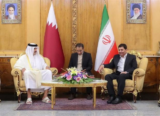 تاکید مخبر بر نقش روابط ایران و قطر در گسترش ثبات منطقه / امیر قطر: صدور ویزای تماشاگران ایرانی تسهیل می‌شود
