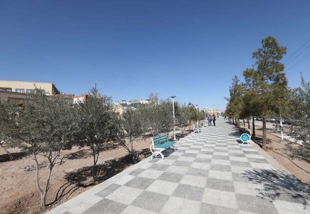 نوار سبز ۱/۵ هکتاری یزد به بهره‌برداری رسید