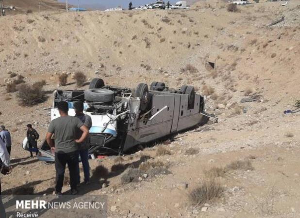 اعلام اسامی ۱۷ نفر مصدومی در حادثه واژگونی تهران-یاسوج