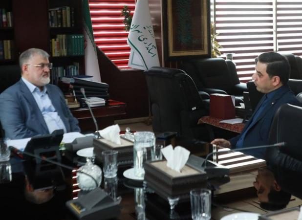 دیدار رئیس فدراسیون والیبال با استاندار تهران