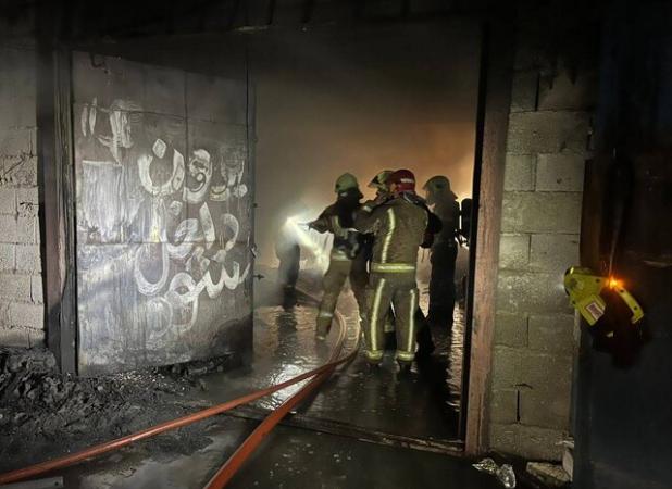 فوت ۹ کارگر در آتش‌سوزی کارگاهی صنعتی در برخوار