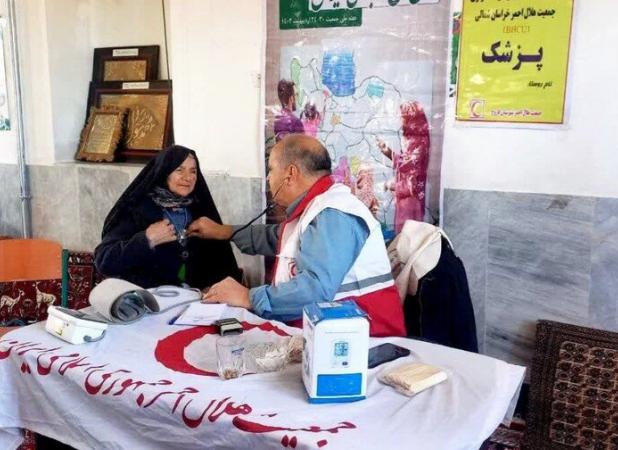 ۱۱۶۲ نفر از خدمات کاروان‌های سلامت هلال‌احمر در خراسان شمالی بهره‌مند