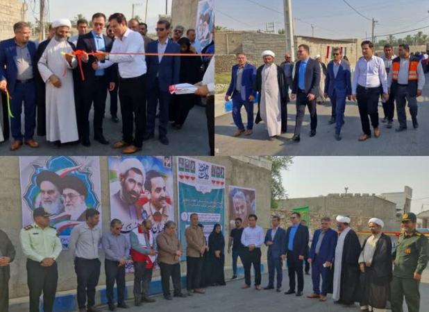 پروژه‌های عمران روستایی در تنگستان افتتاح شد