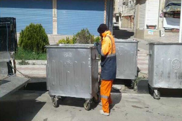 آغاز عملیات تنظیف، رفت و روب و شستشوی معابر به صورت شبانه در کرمانشاه
