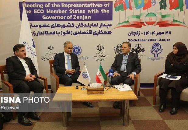 استان زنجان دارای ظرفیت‌های بالایی در حوزه‌های تجاری و اقتصادی است